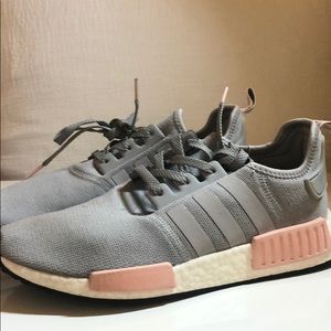 pink and grey adidas reflective nmd’s